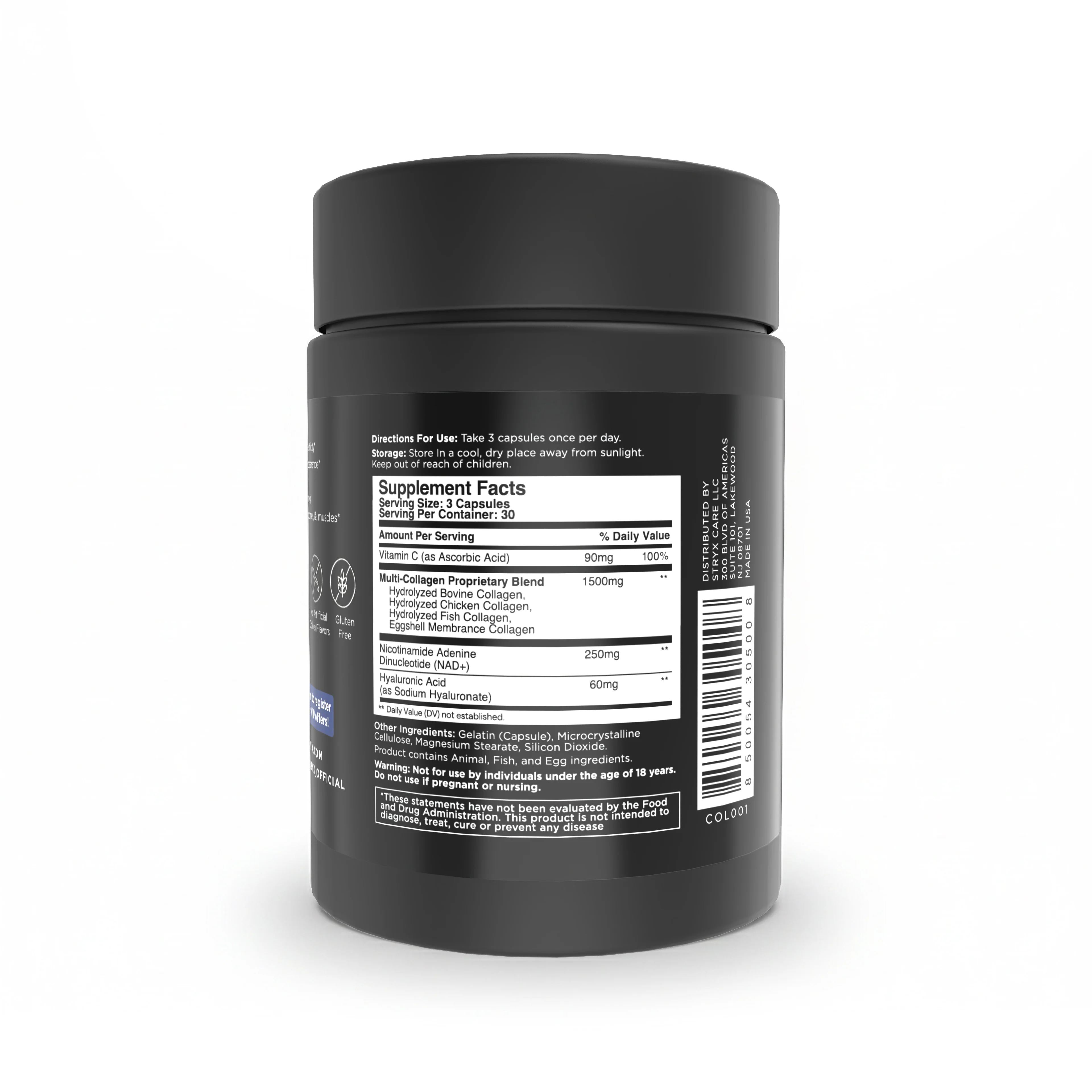 Product 11 - Collagen / NAD+ Blend Capsules - Image 3