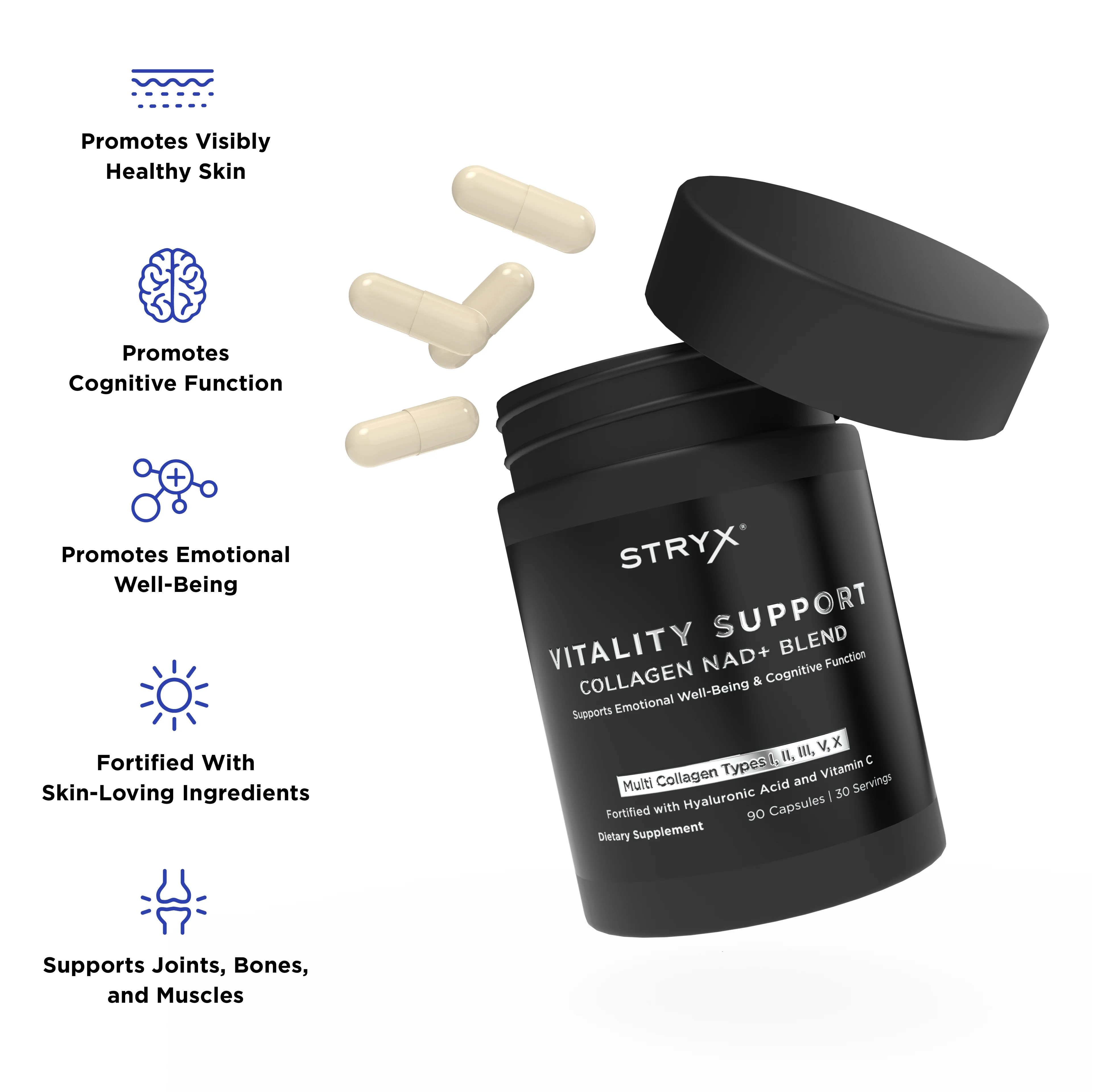 Product 11 - Collagen / NAD+ Blend Capsules - Image 4