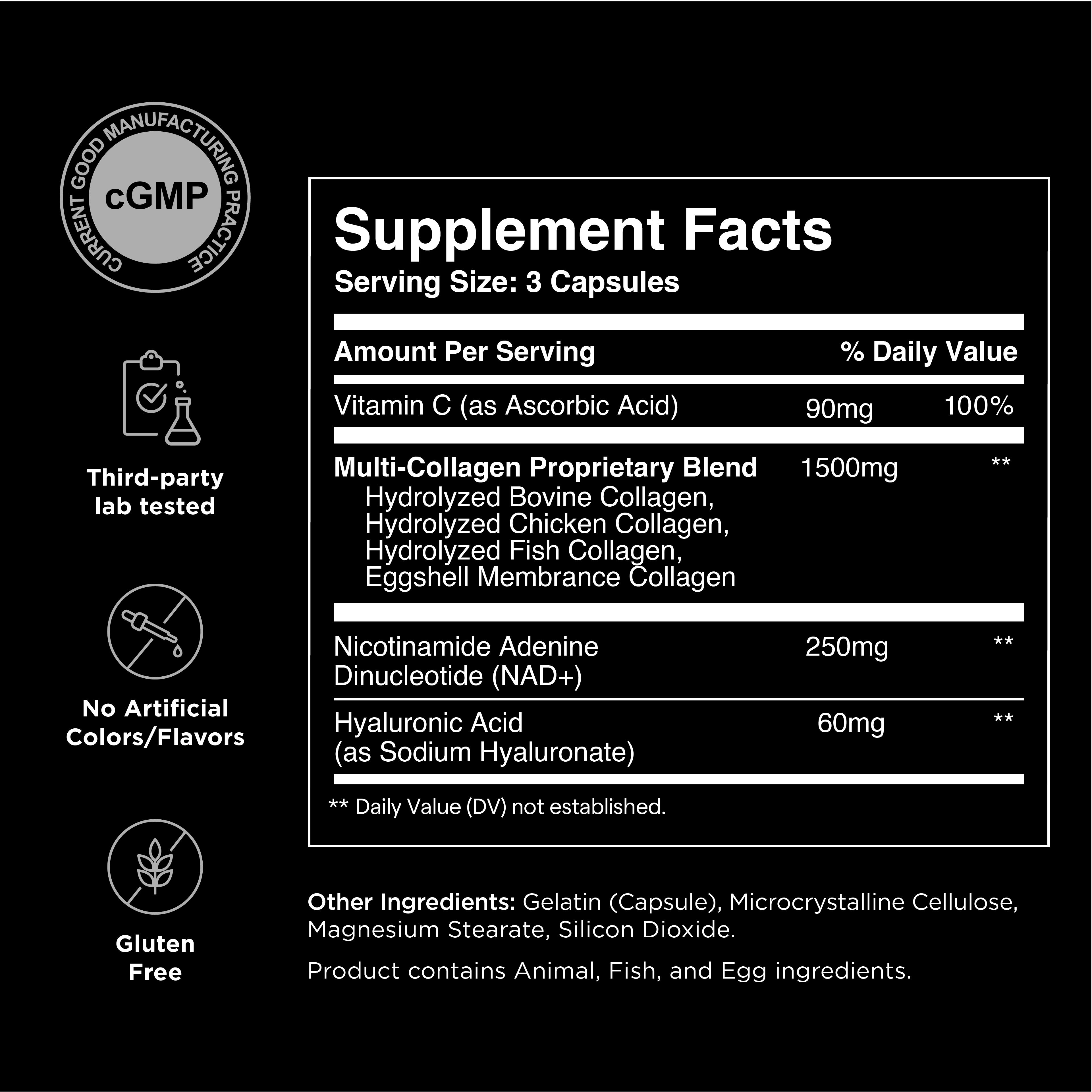 Product 11 - Collagen / NAD+ Blend Capsules - Image 6